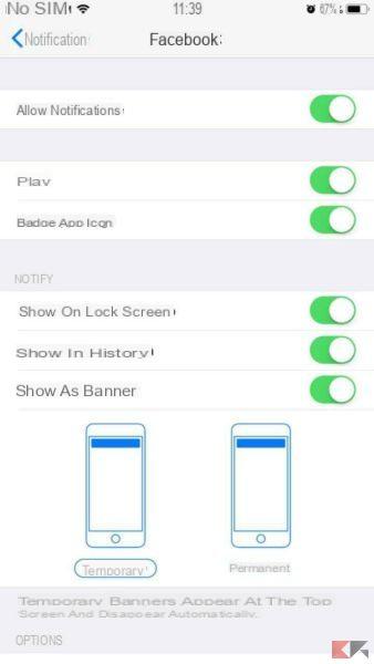 Como desligar notificações no iPhone e iPad