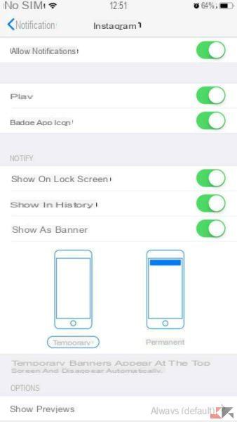 Como desligar notificações no iPhone e iPad