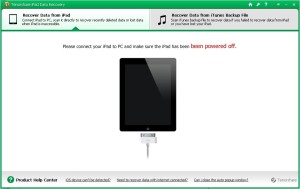 Recuperação de vídeo para iPad sem backup