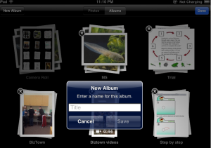 Como gerenciar fotos no iPad