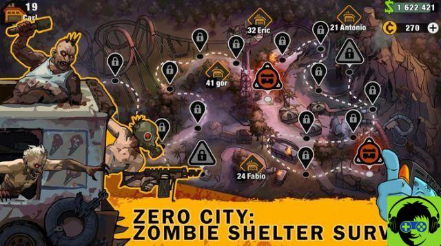 Zero City: revisão de sobrevivência em abrigo de zumbis