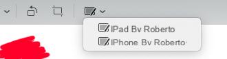 Annotare un PDF su Mac utilizzando iPad o iPhone