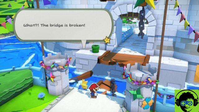 Paper Mario: The Origami King - Reaching Peach Castle | Toad Town Walkthrough