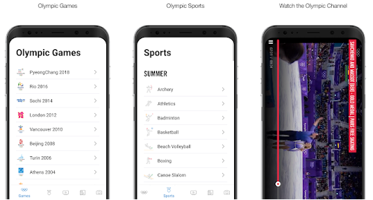 The best apps to watch the olympic games