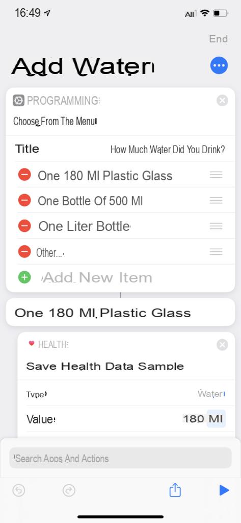 Tenere traccia dell’acqua bevuta con Siri su iPhone