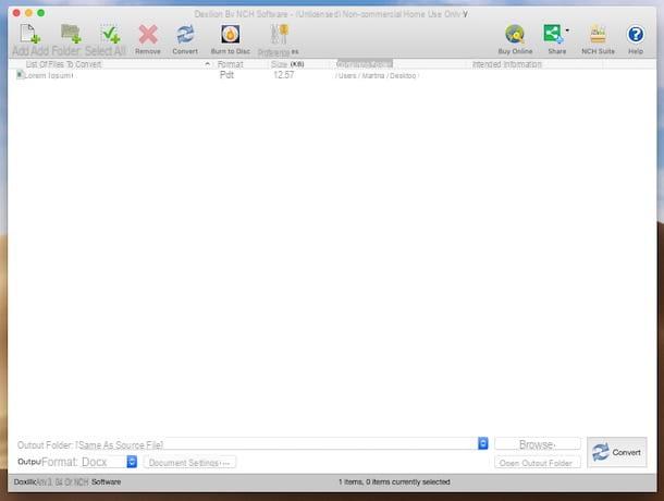 Come trasformare un PDF in Word con Mac