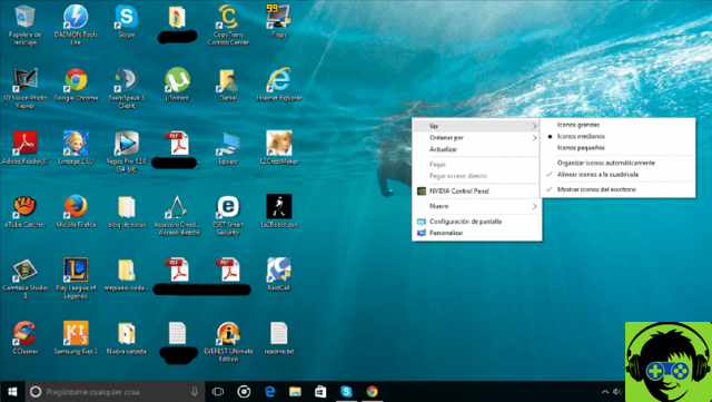 Mi escritorio de Windows 10 no se muestra - Cómo hacer que aparezca
