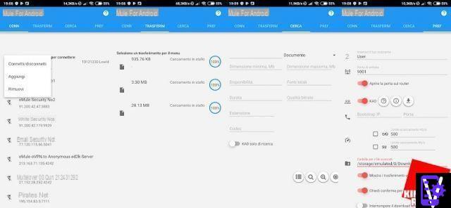 eMule en Android: cómo descargar incluso desde teléfonos inteligentes y tabletas