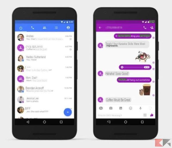 How to disable SMS on Facebook Messenger