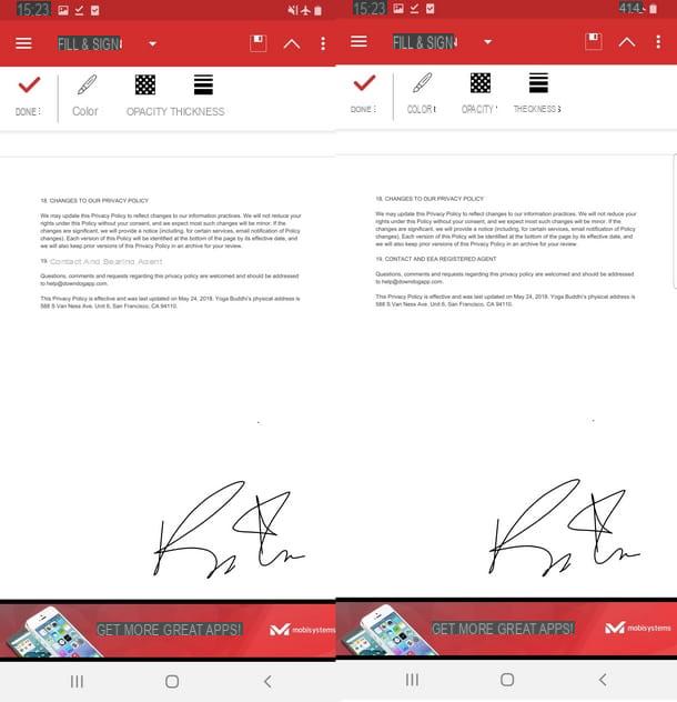 How to sign a PDF from your mobile