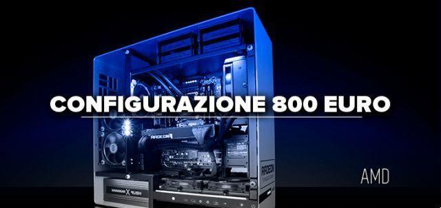 Configuration PC de jeu 800 euros • AMD et Intel (2022)
