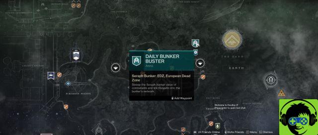 O que é um Daily Bunker Buster no Destiny 2?
