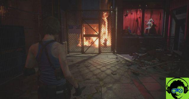 How to put out the fire on the way to the substation in Resident Evil 3 Remake