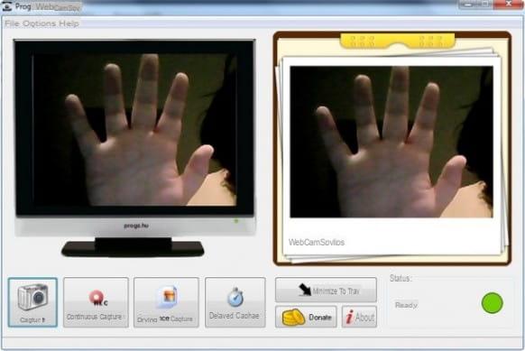 Programs for taking pictures with the webcam