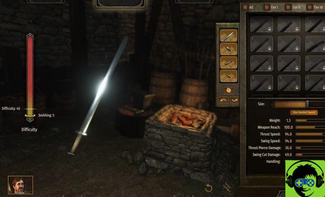 Guía de herrería para Mount and Blade II: Bannerlord